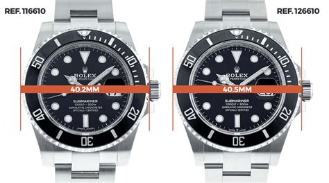 submariner rolex dimensions